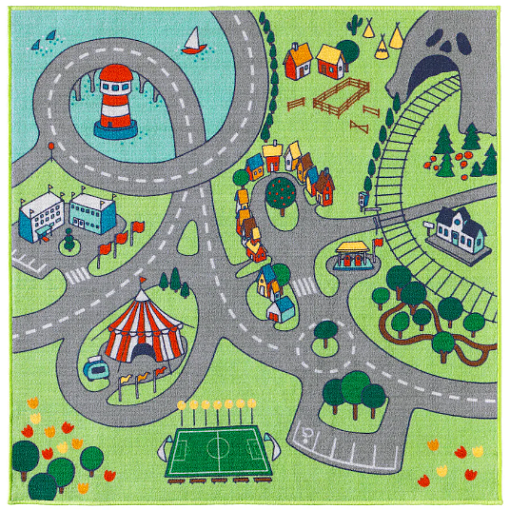 Ковер в детскую зону