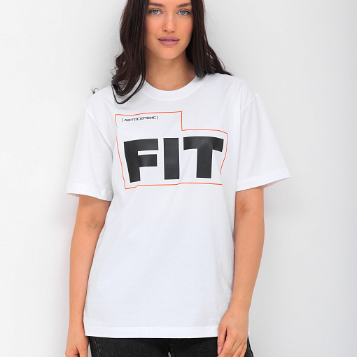 Футболка базовая белая FIT