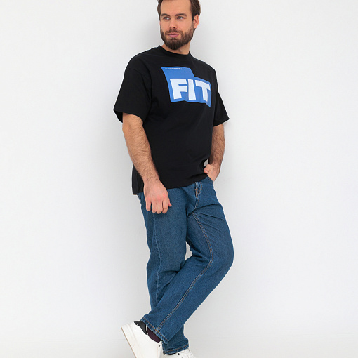 Футболка оверсайз черная FIT