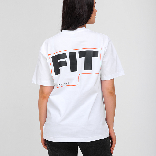 Футболка базовая белая FIT