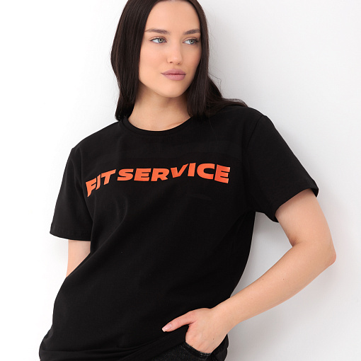 Футболка базовая черная FS